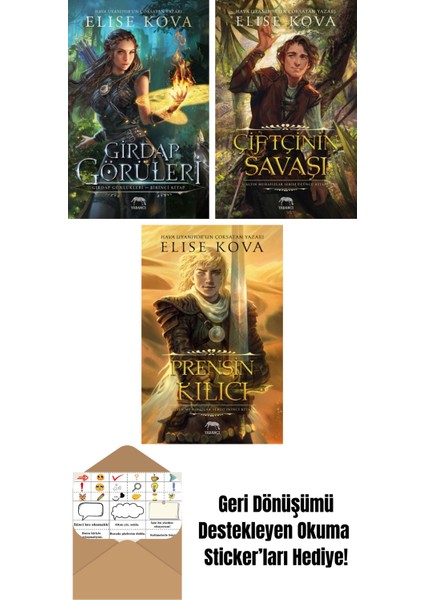 Girdap Görüleri – Girdap Günlükleri Birinci Kitap (Ciltli) + Çiftçinin Savaşı – Altın Muhafızlar Serisi 3 (Ciltli) + Prensin Kılıcı – Altın Muhafızlar Serisi 2