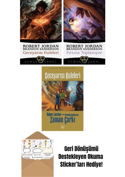 Geceyarısı Kuleleri – Zaman Çarkı 13 + Fırtına Toplanıyor – Zaman Çarkı 12 + Zaman Çarkı Serisi 13: Geceyarısı Kuleleri (Ciltli)