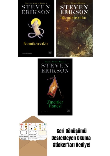 Kemikavcılar / Malazan Yitikler Kitabı 6 (Ciltli) + Kemikavcılar / Malazan Yitikler Kitabı 6 + Zincirler Hanesi – Malazan Yitikler Kitabı 4 (Ciltli)