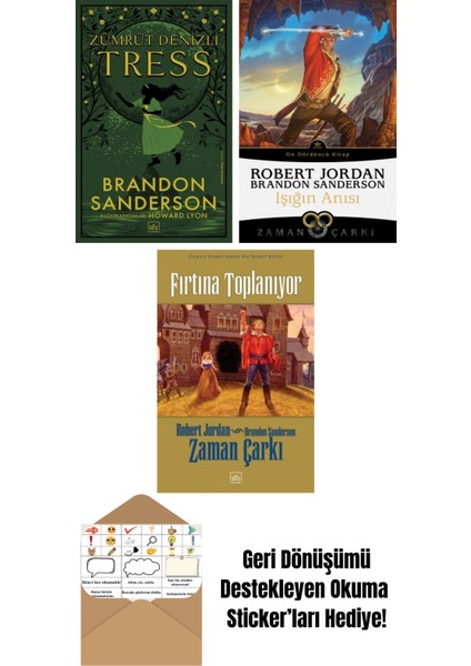 Zümrüt Denizli Tress + Işığın Anısı – Zaman Çarkı 14 + Zaman Çarkı Serisi 12: Fırtına Toplanıyor