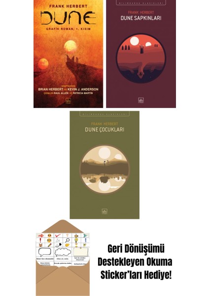 Dune – Grafik Roman 1. Kısım + Dune Sapkınları + Dune Çocukları