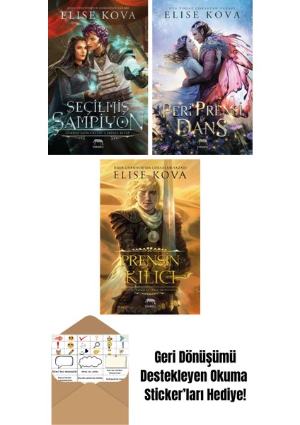 Seçilmiş Şampiyon – Girdap Günlükleri Ikinci Kitap + Peri Prensi ile Dans + Prensin Kılıcı – Altın Muhafızlar Serisi 2