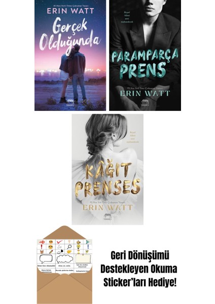Çatlak Krallık – Royal Serisi 6. Kitap + Düşmüş Vâris – Royal Serisi 5. Kitap + Paramparça Prens – Royal Serisi 2. Kitap