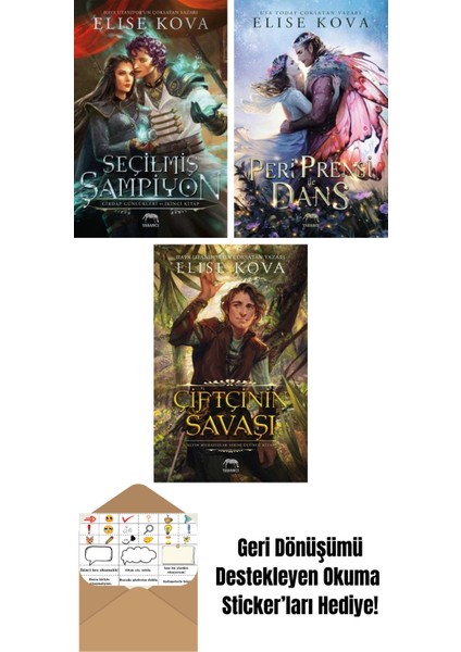 Seçilmiş Şampiyon – Girdap Günlükleri Ikinci Kitap + Peri Prensi ile Dans + Çiftçinin Savaşı – Altın Muhafızlar Serisi 3 (Ciltli)