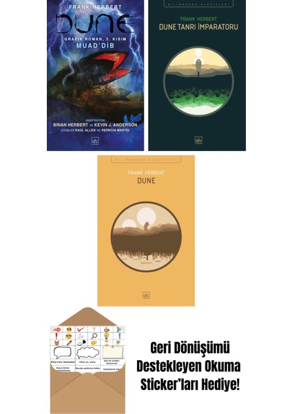 Dune Grafik Roman: 2. Kısım – Muad’dib + Dune Tanrı Imparatoru + Dune