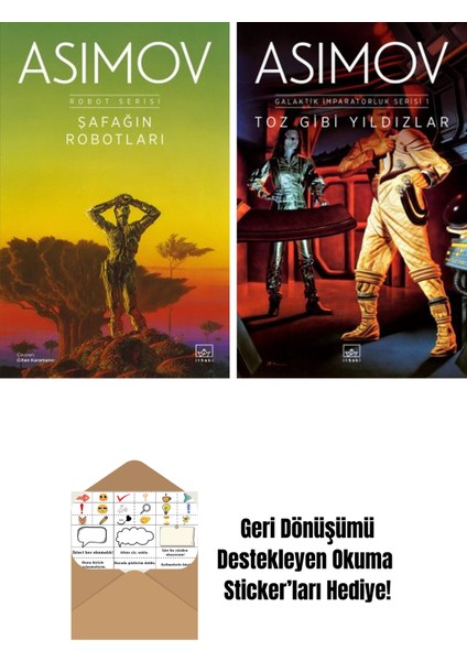 Şafağın Robotları – Robot Serisi 3. Kitap + Toz Gibi Yıldızlar – Galaktik Imparatorluk Serisi 1
