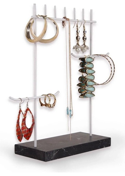 Şık Siyah Beyaz Takı Düzeni, Çok Amaçlı Güzel Saklama Rafı fiyatları