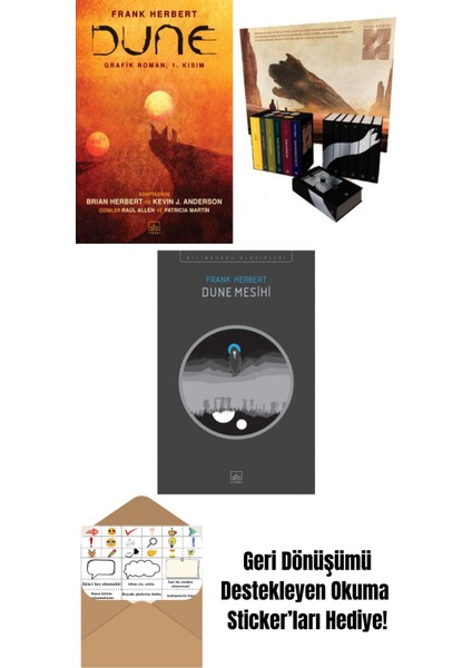 Dune – Grafik Roman 1. Kısım + Dune Serisi Kutu Set (6 Kitap – Ciltli) + Dune Mesihi