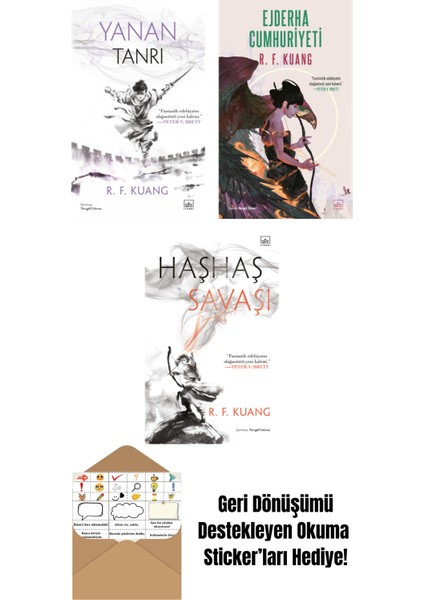 Yanan Tanrı – Haşhaş Savaşı Üçlemesi 3 (Ciltli) + Ejderha Cumhuriyeti – Haşhaş Savaşı Üçlemesi 2 + Haşhaş Savaşı – Haşhaş Savaşı Üçlemesi 1 (Ciltli)