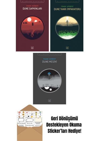 Dune Sapkınları + Dune Tanrı Imparatoru + Dune Mesihi