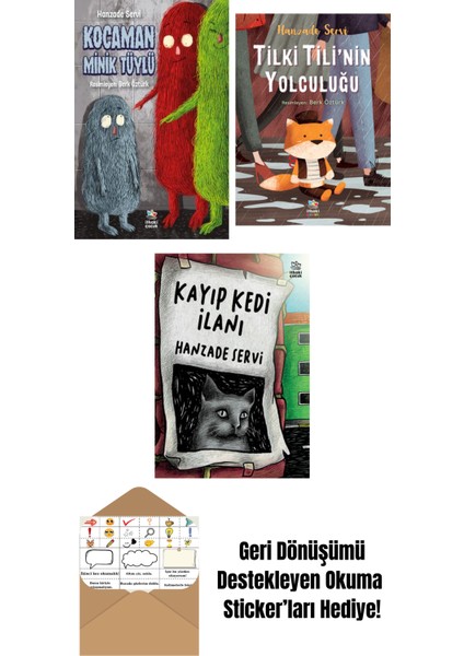 Kocaman Minik Tüylü + Tilki Tili’nin Yolculuğu + Kayıp Kedi Ilanı