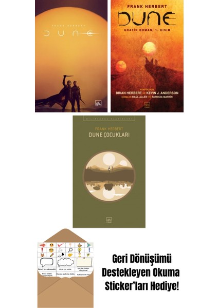 Dune (Film Kapağı) + Dune – Grafik Roman 1. Kısım + Dune Çocukları
