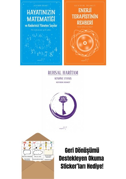 Hayatınızın Matematiği ve Kaderinizi Yöneten Sayılar + Enerji Terapistinin Rehberi + Ruhsal Haritam – Kendine Uyanış