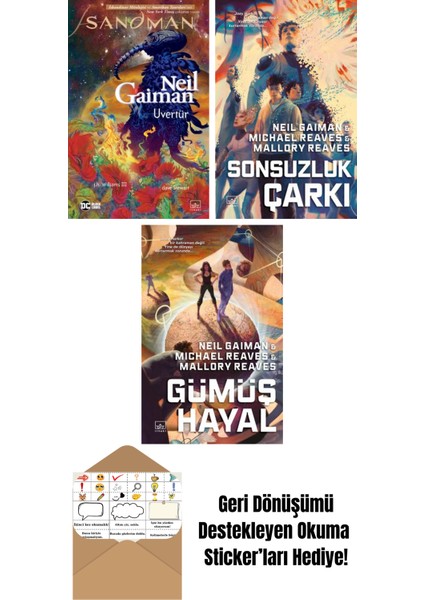 Sandman: Uvertür + Sonsuzluk Çarkı – Ara Dünya 3 (Ciltli) + Gümüş Hayal – Ara Dünya 2 (Ciltli)