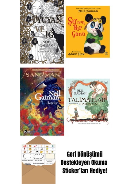 Neil Gaiman 4 Kitap Seti