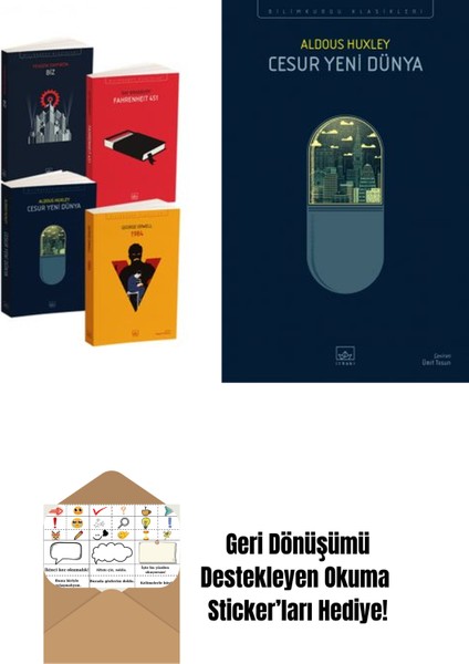 Kara Dörtleme Set + Cesur Yeni Dünya
