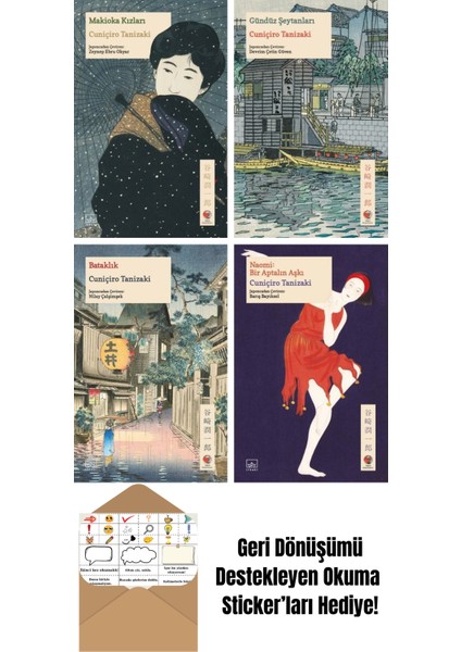 Cuniçiro Tanizaki 4 Kitap Seti