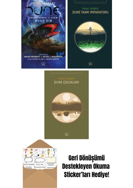 Dune Grafik Roman: 2. Kısım – Muad’dib + Dune Tanrı Imparatoru + Dune Çocukları