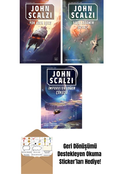 Yok Eden Ateş – Bağlılık Serisi 2. Kitap + Yaşlı Adamın Savaşı – Yaşlı Adamın Savaşı Serisi 1. Kitap + Imparatorluğun Çöküşü – Bağlılık Serisi 1. Kitap