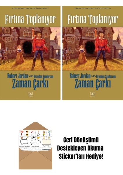 Zaman Çarkı Serisi 12: Fırtına Toplanıyor (Ciltli) + Zaman Çarkı Serisi 12: Fırtına Toplanıyor