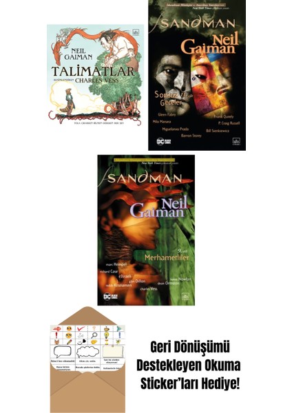 Talimatlar (Ciltli) + Sandman 11 – Sonsuz Geceler + Sandman 9 – Merhametliler