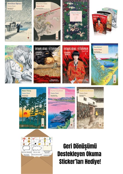 Osamu Dazai 11 Kitap Seti