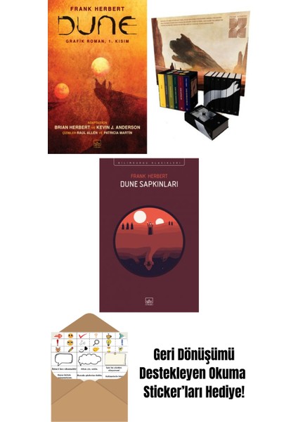 Dune – Grafik Roman 1. Kısım + Dune Serisi Kutu Set (6 Kitap – Ciltli) + Dune Sapkınları
