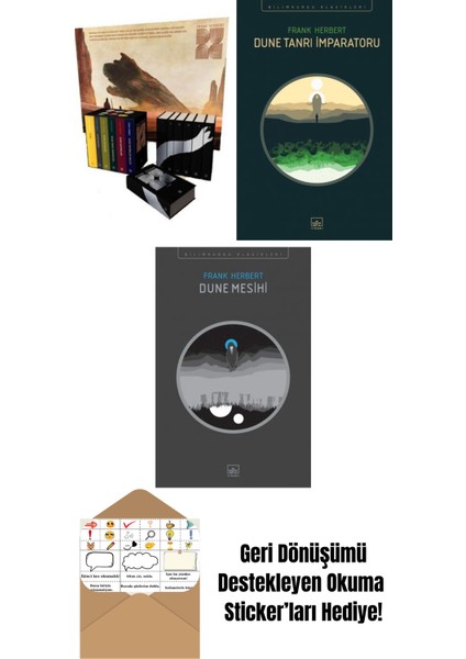 Dune Serisi Kutu Set (6 Kitap – Ciltli) + Dune Tanrı Imparatoru + Dune Mesihi