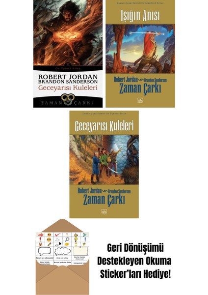 Geceyarısı Kuleleri – Zaman Çarkı 13 + Zaman Çarkı Serisi 14: Işığın Anısı (Ciltli) + Zaman Çarkı Serisi 13: Geceyarısı Kuleleri (Ciltli)