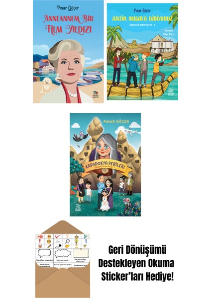 Anneannem Bir Film Yıldızı + Antik Mısır’a Gidiyoruz – Eğlenceli Tarih Serisi 2 + Kapadokya Perileri – Efsanevi Yerler Serisi 1