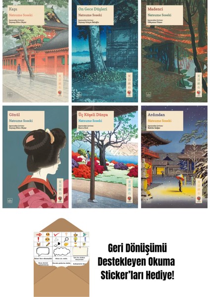 Natsume Soseki 6 Kitap Seti