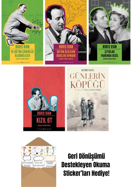 Boris Vian 5 Kitap Seti