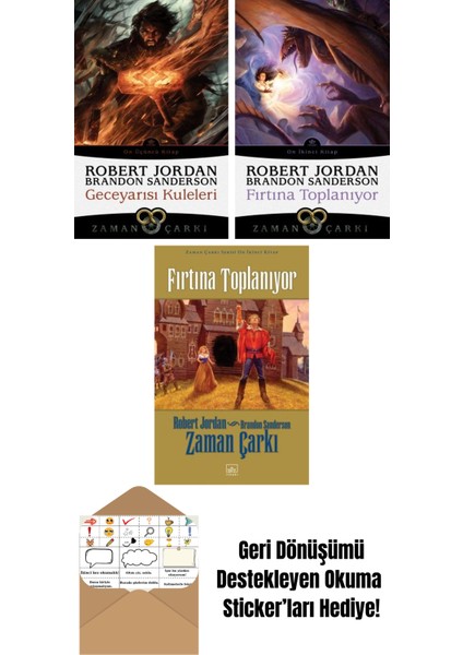 Geceyarısı Kuleleri – Zaman Çarkı 13 + Fırtına Toplanıyor – Zaman Çarkı 12 + Zaman Çarkı Serisi 12: Fırtına Toplanıyor (Ciltli)