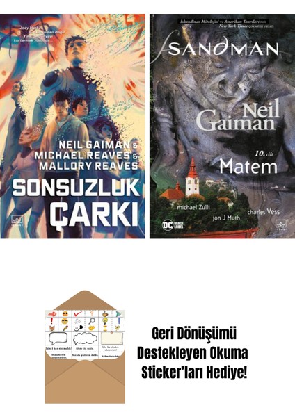 Sonsuzluk Çarkı – Ara Dünya 3 (Ciltli) + Sandman 10 – Matem