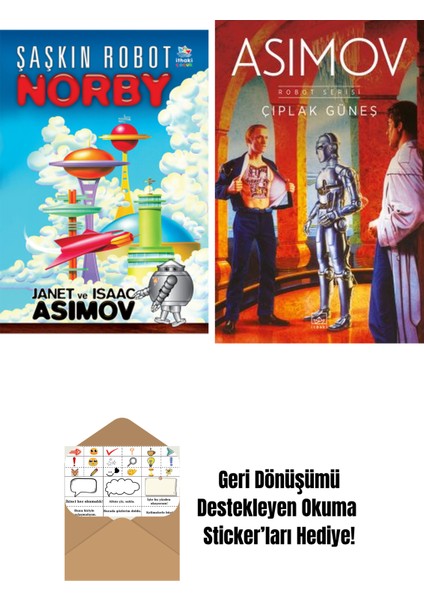 Şaşkın Robot Norby + Çıplak Güneş – Robot Serisi 2. Kitap