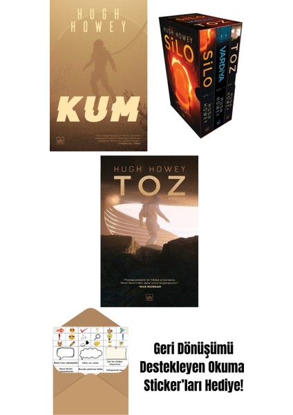 Kum + Wool Serisi Kutulu Set (3 Kitap) + Toz – Wool Serisi 3. Kitap