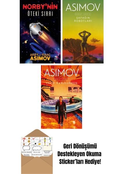 Norby’nin Öteki Sırrı + Şafağın Robotları – Robot Serisi 3. Kitap + Vakıf Kurulurken – Vakıf Serisi 6. Kitap