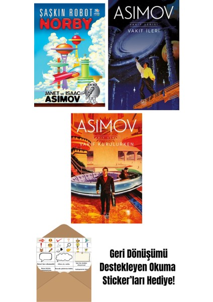 Şaşkın Robot Norby + Vakıf Ileri – Vakıf Serisi 7. Kitap + Vakıf Kurulurken – Vakıf Serisi 6. Kitap