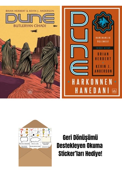 Dune: Butleryan Cihadı + Dune: Harkonnen Hanedanı – Hanedanlık Üçlemesi Ikinci Kitap