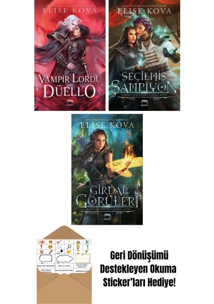 Vampir Lordu ile Düello + Seçilmiş Şampiyon – Girdap Günlükleri Ikinci Kitap (Ciltli) + Girdap Görüleri – Girdap Günlükleri Birinci Kitap