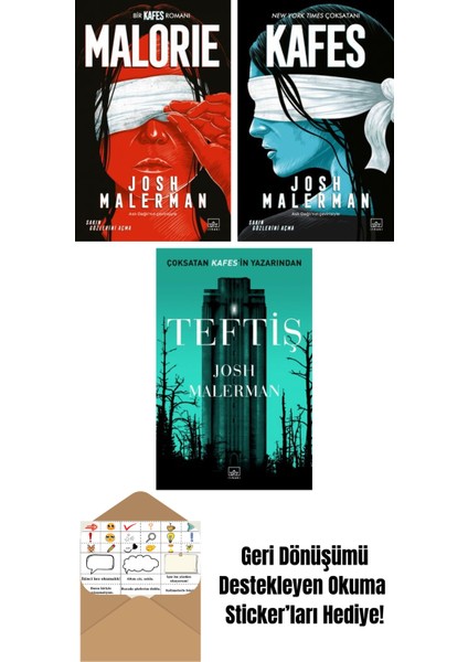 Malorie: Bir Kafes Romanı + Kafes – Sakın Gözlerini Açma + Teftiş