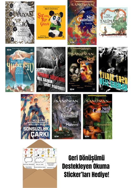Neil Gaiman 11 Kitap Seti
