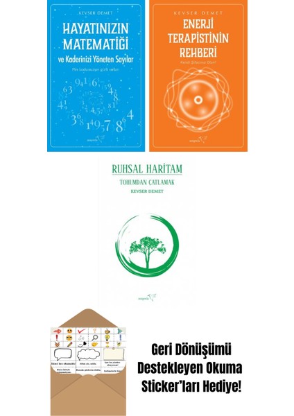 Hayatınızın Matematiği ve Kaderinizi Yöneten Sayılar + Enerji Terapistinin Rehberi + Ruhsal Haritam – Tohumdan Çatlamak