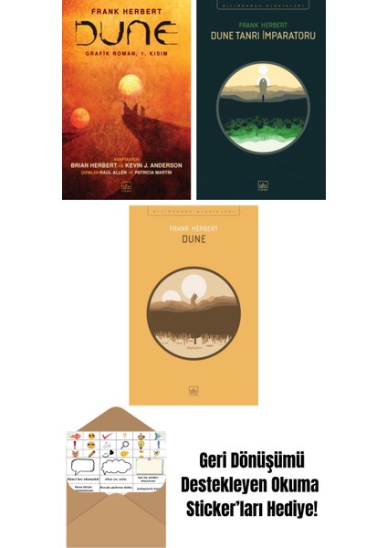 Dune – Grafik Roman 1. Kısım + Dune Tanrı Imparatoru + Dune