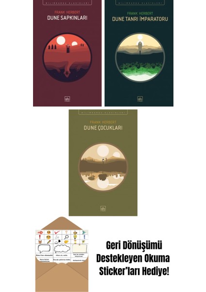 Dune Sapkınları + Dune Tanrı Imparatoru + Dune Çocukları