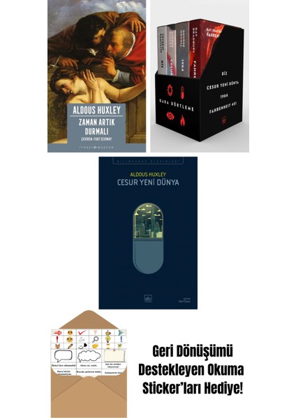 Zaman Artık Durmalı + Kara Dörtleme Kutu Set (4 Kitap) + Cesur Yeni Dünya