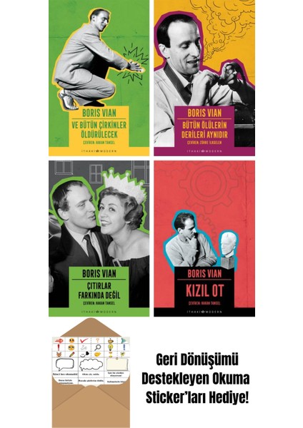 Boris Vian 4 Kitap Seti