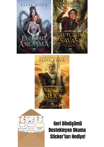 Elf Kralı ile Anlaşma + Çiftçinin Savaşı – Altın Muhafızlar Serisi 3 (Ciltli) + Prensin Kılıcı – Altın Muhafızlar Serisi 2 (Ciltli)