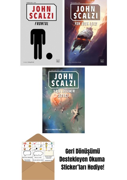 Frontal – Sendrom Serisi 2. Kitap + Yok Eden Ateş – Bağlılık Serisi 2. Kitap + Yaşlı Adamın Savaşı – Yaşlı Adamın Savaşı Serisi 1. Kitap