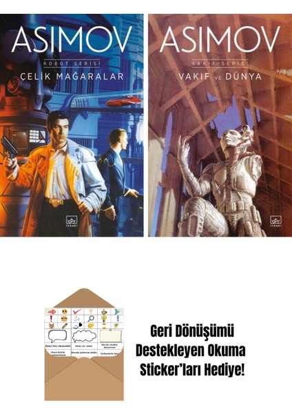 Çelik Mağaralar – Robot Serisi 1. Kitap + Vakıf ve Dünya – Vakıf Serisi 5. Kitap